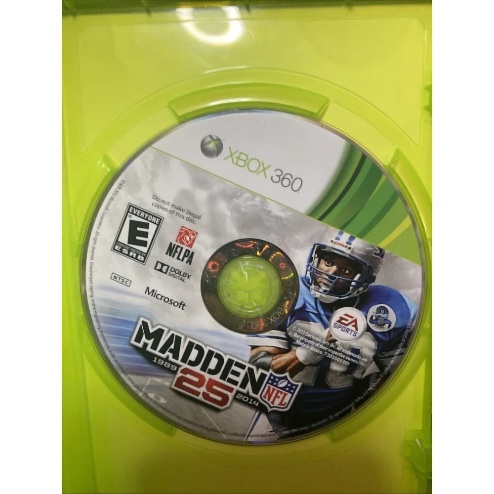 Xbox 360 Game MADDEN 25 (1989 - 2014) PAL No Manual
